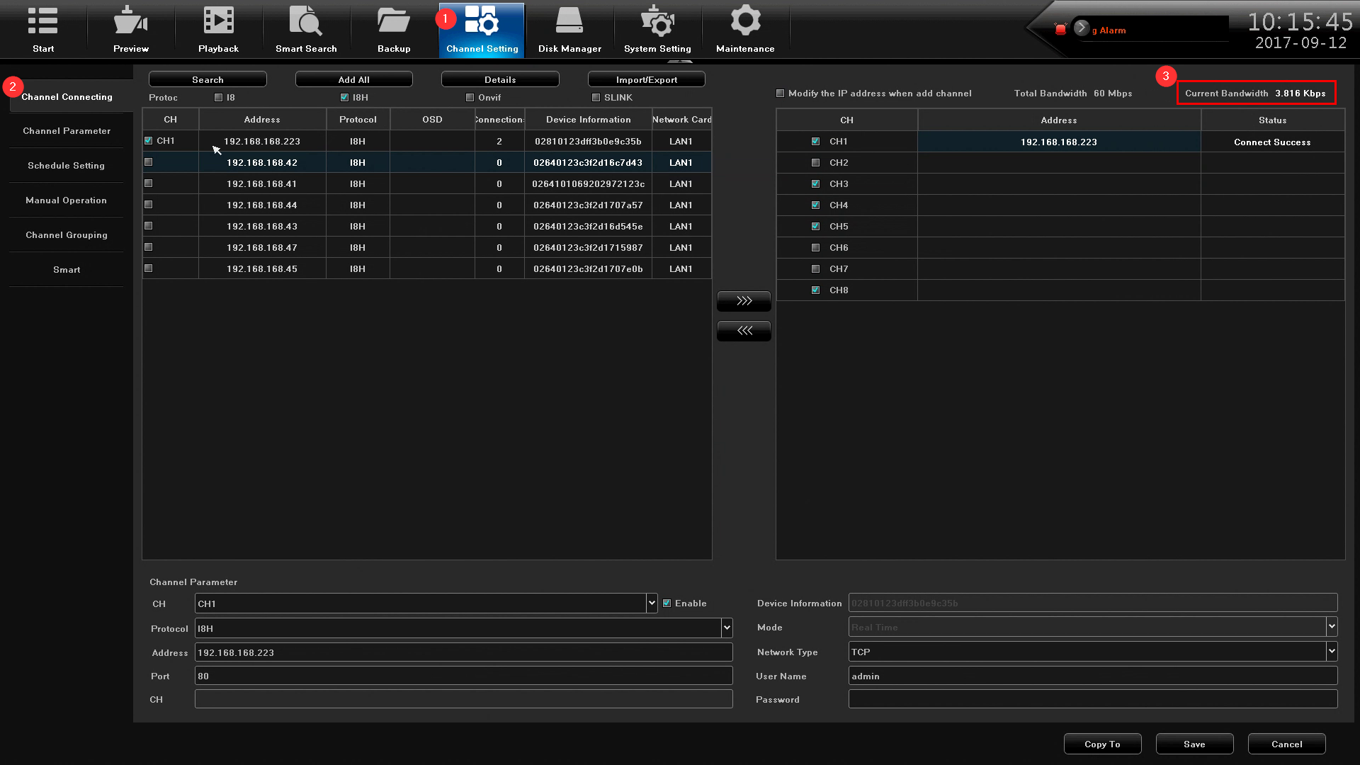 bandwidth monitor